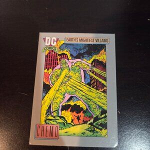 1992 DC Comics Chemo #86 Trading Card Earths Mightiest Villains Identikit Series